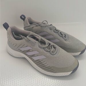 Adidas Gray and Purple Golf Sneakers